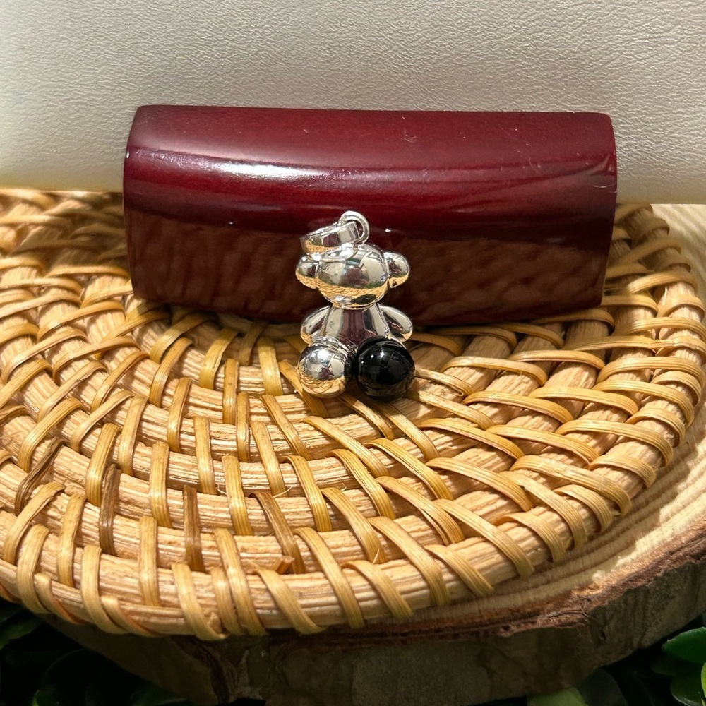 Bold bear sterling silver vérmeil 925